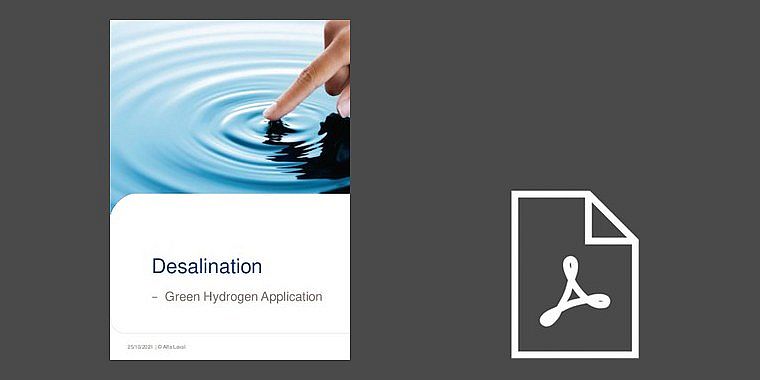 Luciana Mendes, Alfa Laval | Desalination − Green Hydrogen Application