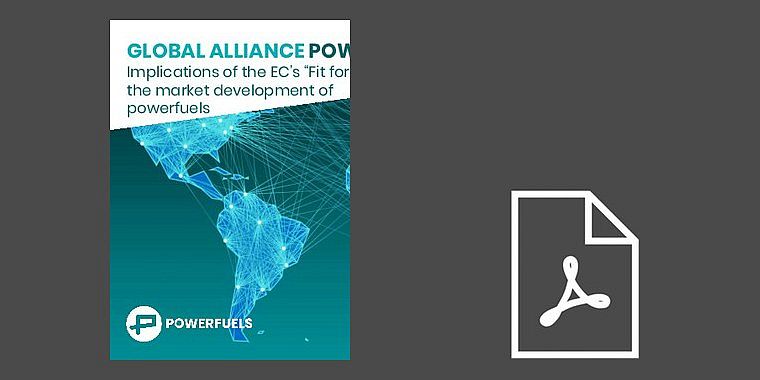 Global Alliance Powerfuels - Implications of the EC’s “Fit for 55” package for the market development of powerfuels